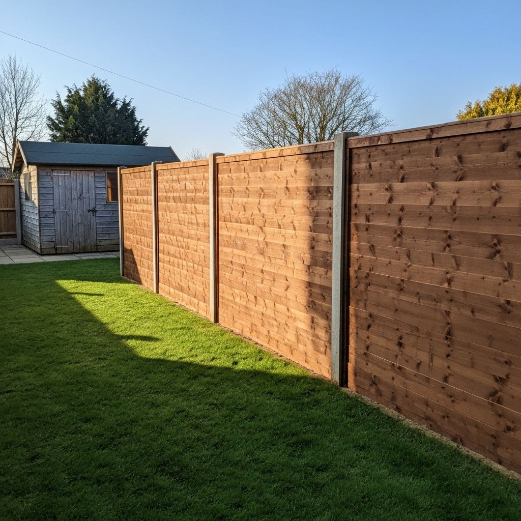 Professional fencing installation